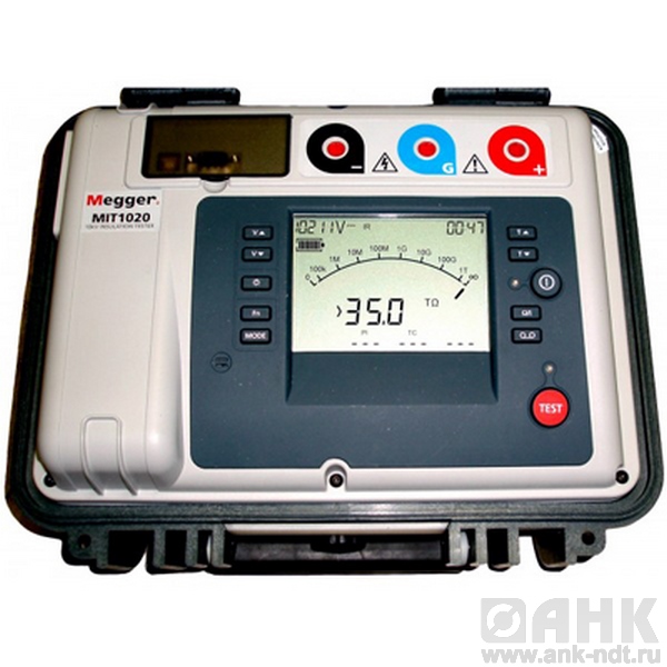 Измеритель сопротивления изоляции MIT1020