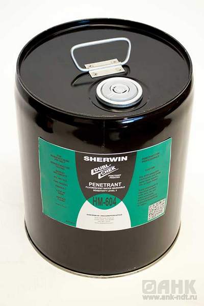 Пенетрант SHERWIN HM-604 флюоресцентный водосмываемый
