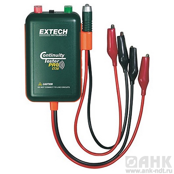 Тестер для проверки цепи на обрыв дистанционного и прямого действия Extech CT20