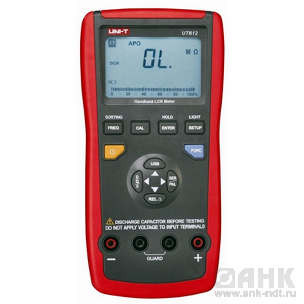 Измеритель LCR с автоматическим выбором диапазона UT612