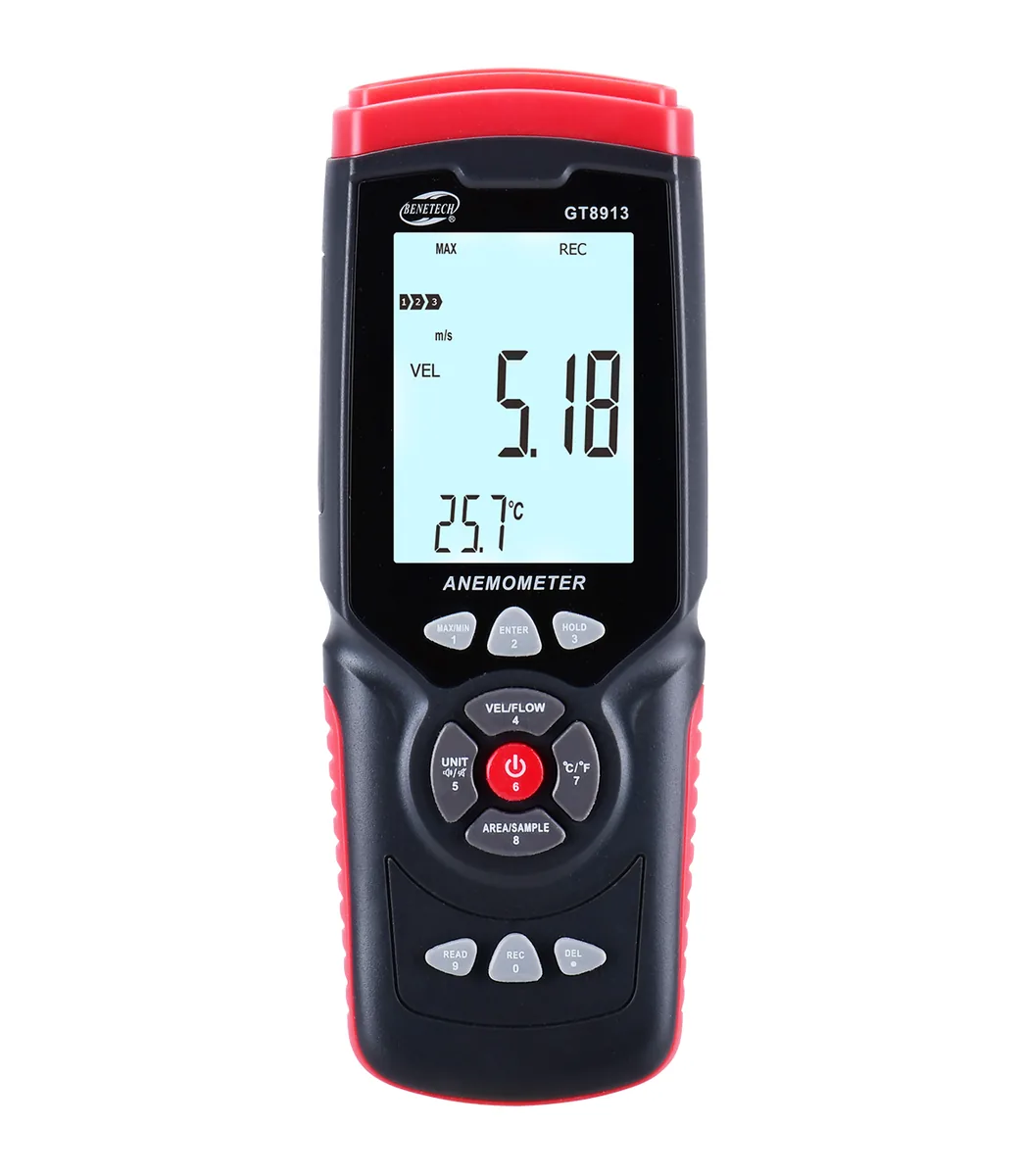 Цифровой анемометр BENETECH GT8913